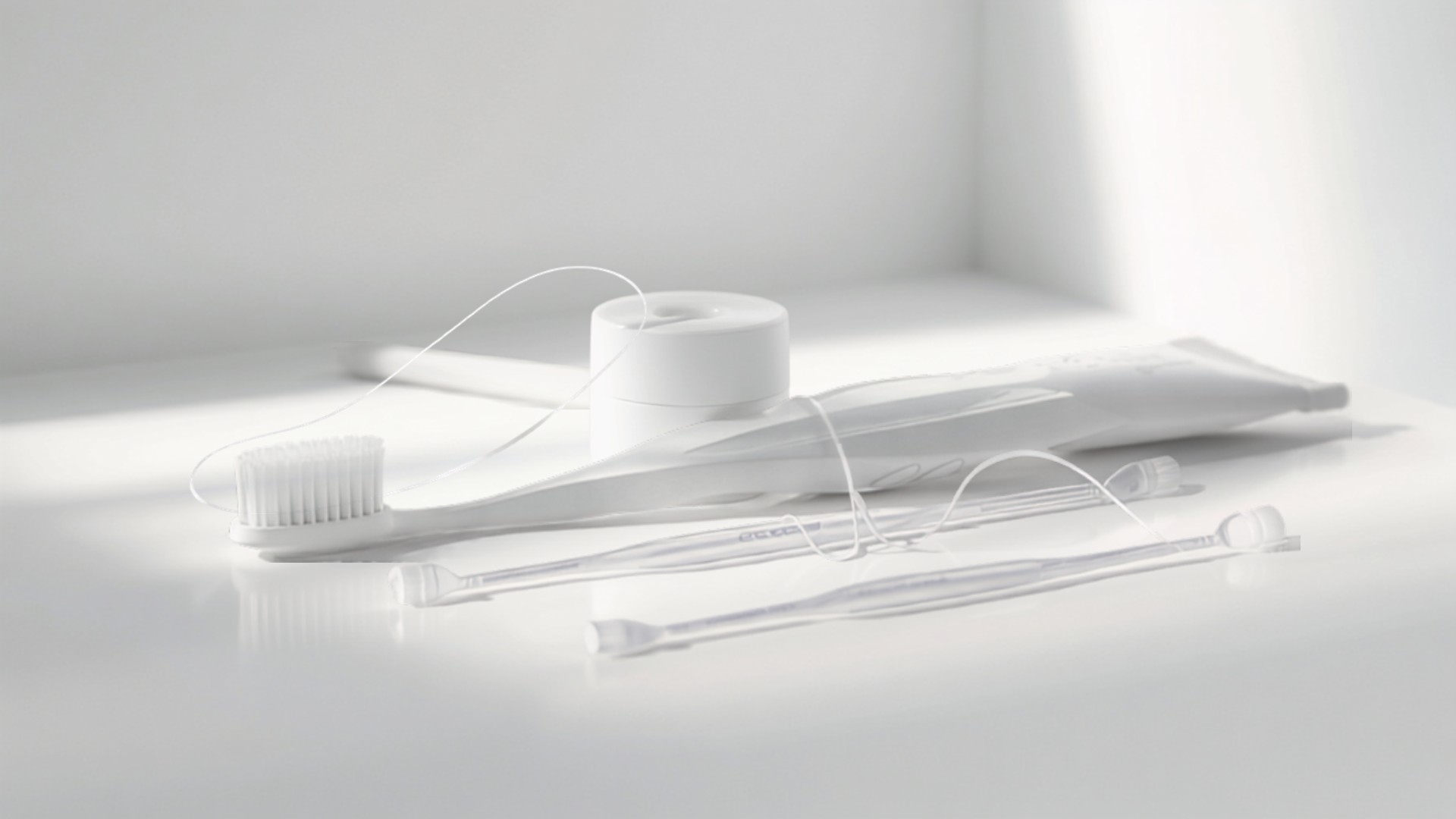 A soft-bristled toothbrush, daily floss and interdental brushes are the foundation of healthy gums.